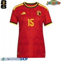 Maglie da calcio Belgio Thomas Meunier #15 Prima Maglia Femminile Mondiali 2026  Manica Corta